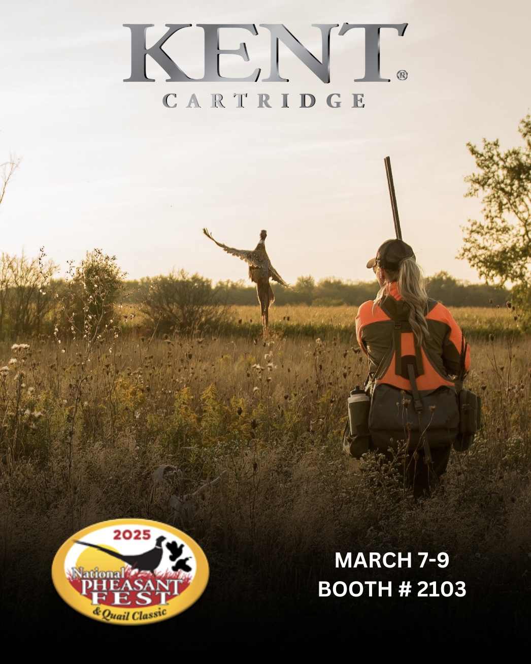 Kent Cartridge will be exhibiting at Pheasants Forever’s National Pheasant Fest & Quail Classic